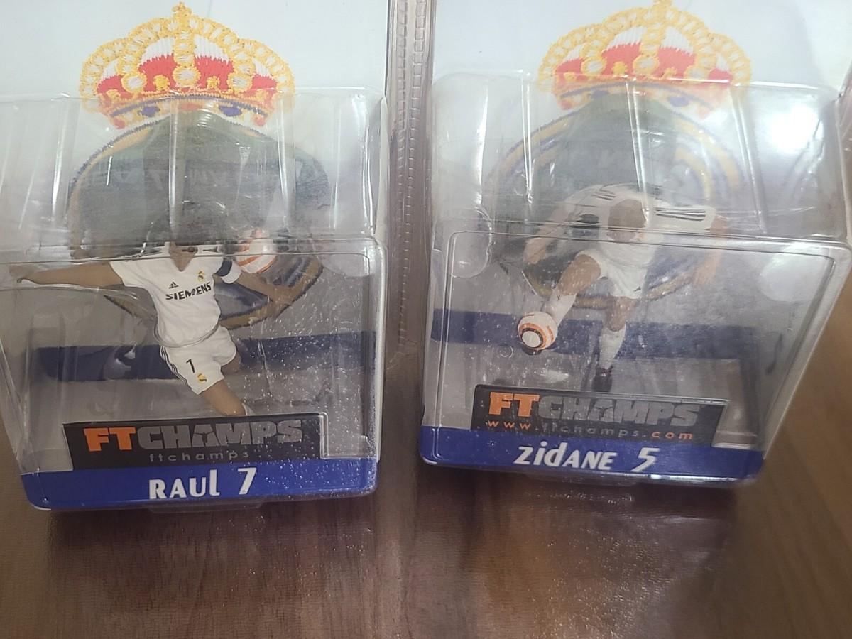 FT Champs Zidane ＆ Raul Real Madrid Ftchamps 3 Inch Figure