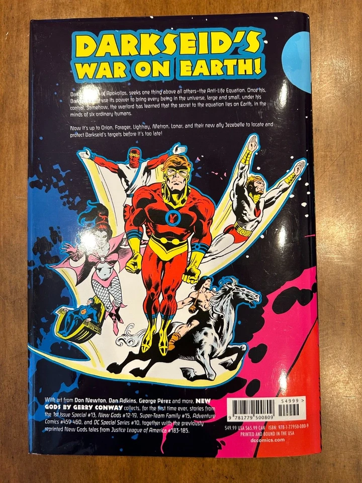 DC Comics The New Gods by Gerry Conway (2020) 1st Print Hardcover Excellent Copy - Image 3 of 4