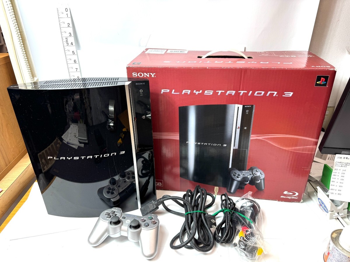 SONY PLAYSTATION 3 PS3 CONSOLE BLACK CECHH 40GB TEST WORKING SONY PLAYSTATION 3 PS3 CONSOLE BLACK CECHH 40GB TEST WORKING