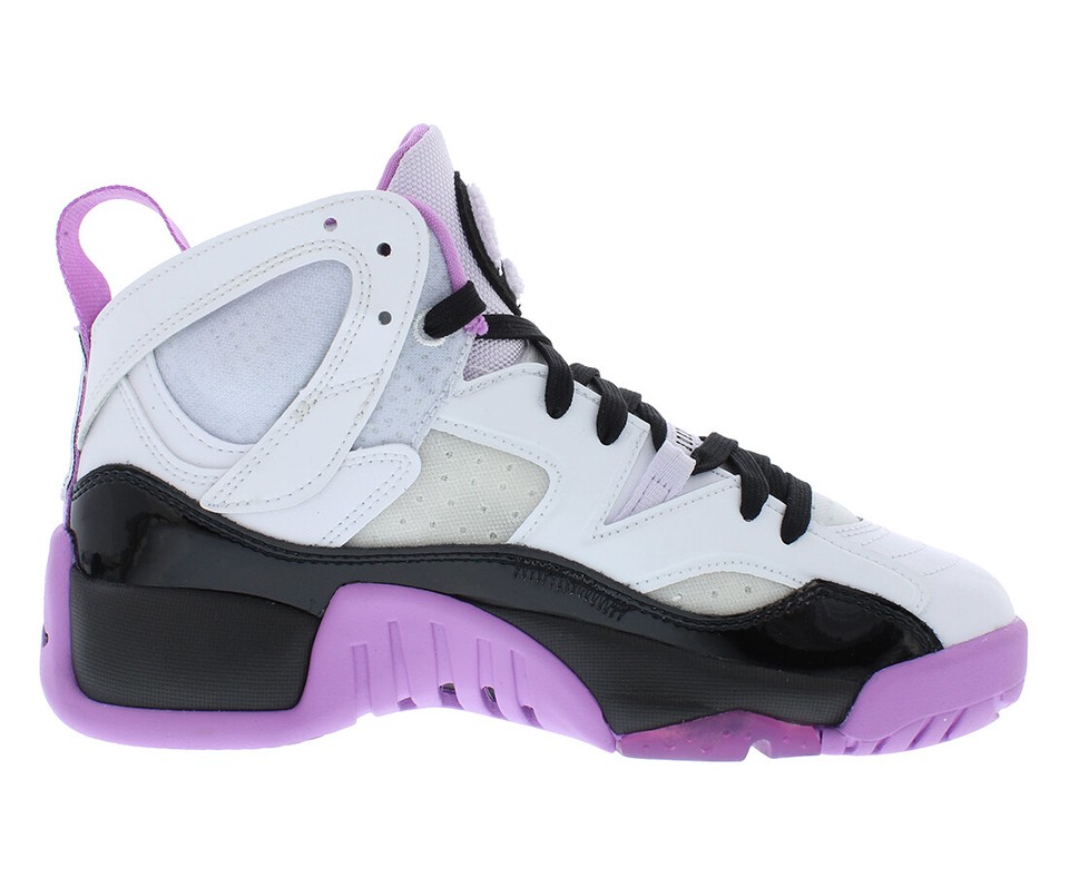 Nike Jumpman Two Trey GS Boys Shoes Size 6, Color White/Black/Barely