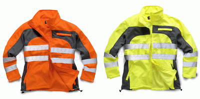 Standsafe reflektierende hohe Sichtbarkeit Hi Vis Viz Arbeit Softshell Jacke S-3XL