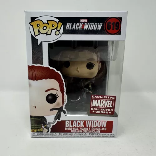 Funko Pop! MARVEL Black Widow - Black Widow #619 - Marvel Collector Corps Exclus