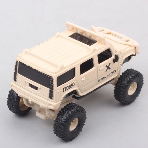 Jada Just Trucks 1/64 Hummer H2 Desert Military Special Force Car Model Toy 2003 - Picture 9 of 10