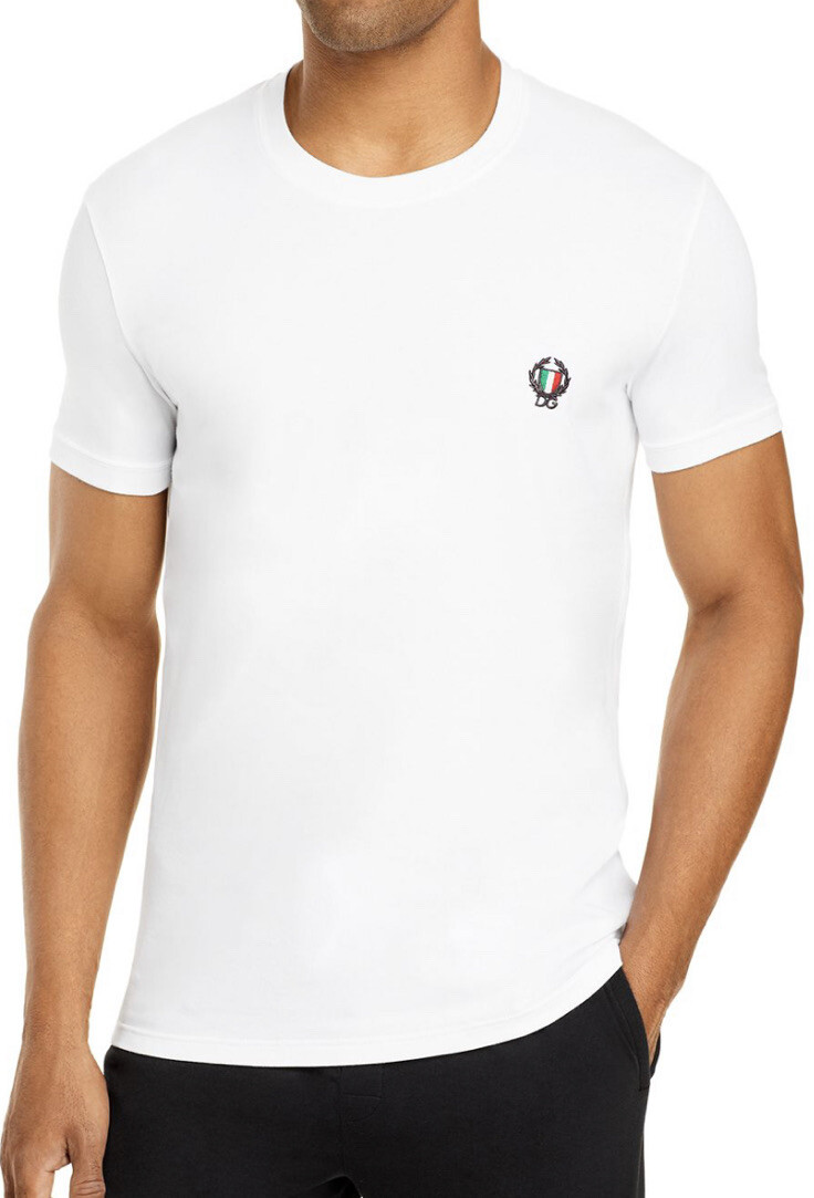 D&G メンズ白シャツ Dolce & Gabbana - Boys White DG Cotton Shirt | Childrensalon