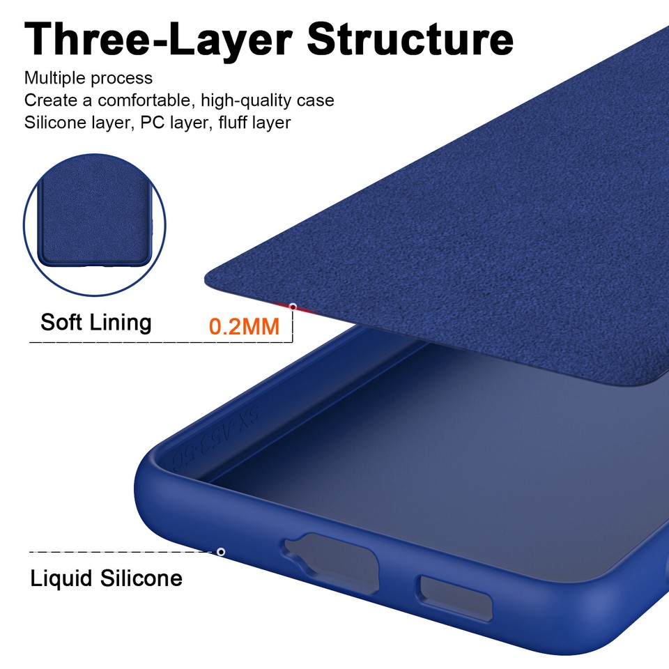 For Google Pixel 8A 8 7A 7 Pro Slim Matte Soft Silicone TPU Back Cover