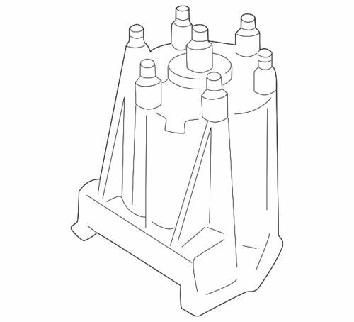 Tapa del distribuidor para GM Chevrolet GMC Oldsmobile Silverado 1995-2007 (N/P 10452458)