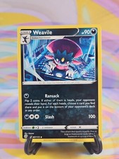 Pokemon TCG Brilliant Stars Card | Weavile 087/172 Uncommon