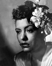 Jazz Singer BILLIE HOLIDAY Glossy 8x10 Photo Print Songwriter Poster