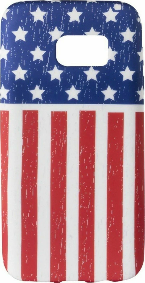全新 Dynex 三星 Galaxy S7 美国国旗保护壳 红色/白色/蓝色 爱国 美国皮肤 — 第 4/4 张图片
