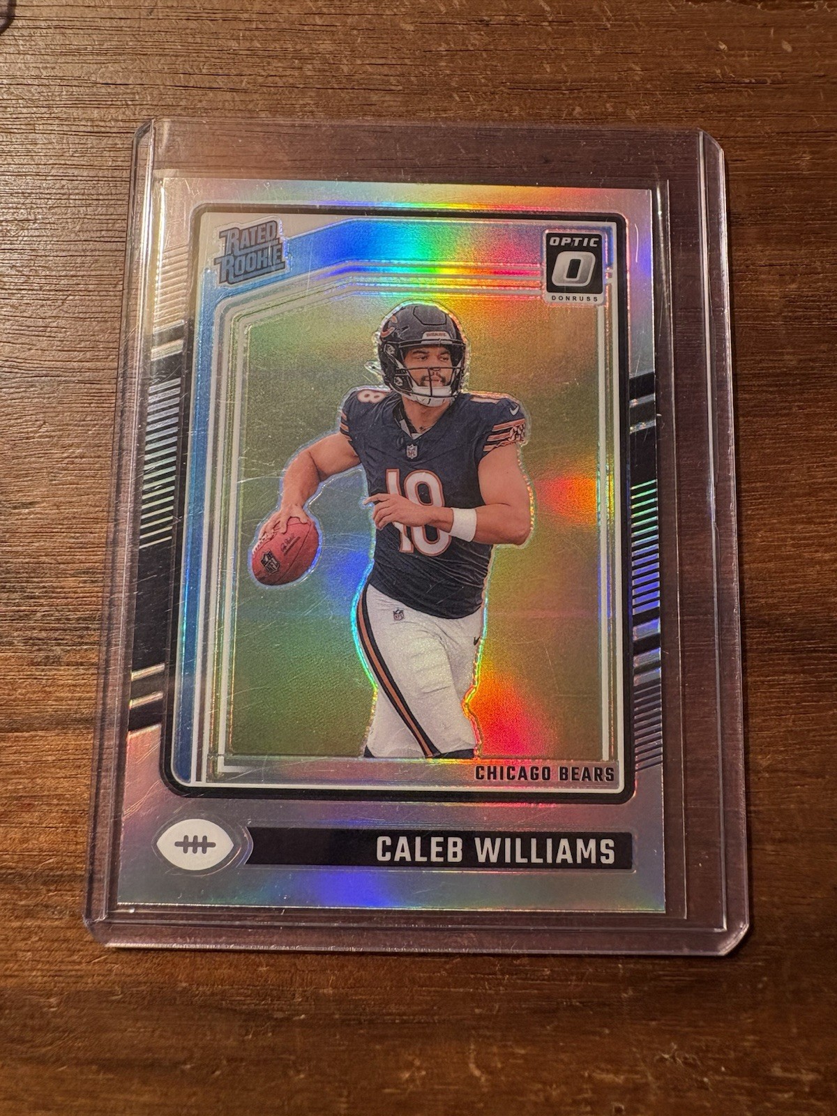 2024 Donruss Optic Caleb Williams Silver Holo Rated Rookie #201 Bears