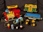 Vintage Fisher-Price Play Family Circus Train #991 with Little People & Animals