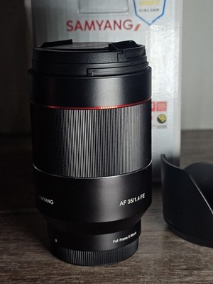 Samyang AF 35mm F/1,4 FE Sony E-Mount wie neu, Vollformat geeignet