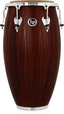 Latin Percussion Matador Wood Tumba - Red Carved Mango - Sweetwater Exclusive