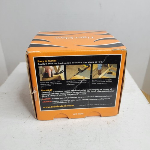 Cajas Garra de Tigre TC-2 Sujetador de Cubierta de Madera Blanda Tratamiento a Presión, Cedro, Redwod - Imagen 3 de 5