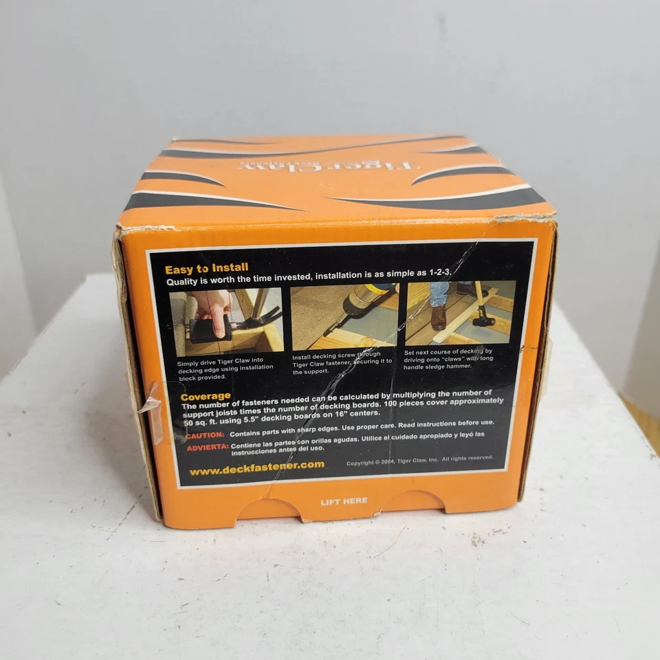 Boxes Tiger Claw TC-2 Softwood Deck Fastener Pressure Treated, Cedar, Redwod - Изображение 3 из 4