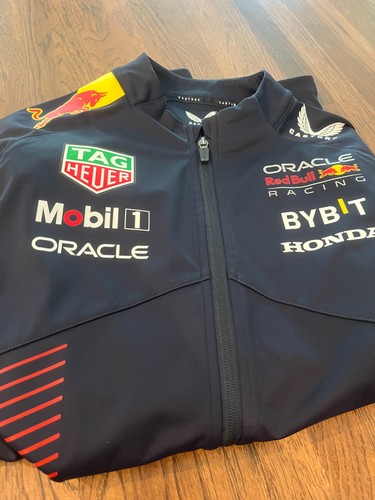 Red Bull Racing F1 Team Softshell Jacket - Navy - Max Verstappen {Never Worn} - Imagen 2 de 5