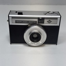 Agfa ISOFLASH Rapid C 35mm Film Camera Vintage Made In Germany Not Tested