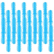 10 pcs Feather Boas 5ft Artificial Fluffy Boas Blue Feather Boas Set for Wome...