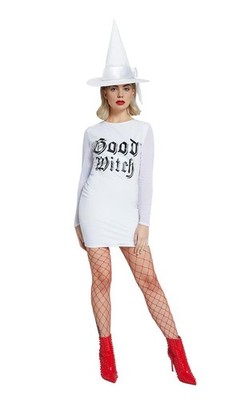 Smiffys Fever Good Witch Costume, White (Size S)