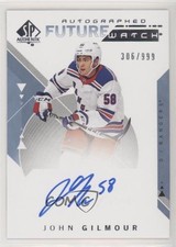 2018-19 SP Authentic Auto Future Watch 306/999 John Gilmour #186 Auto 5h0