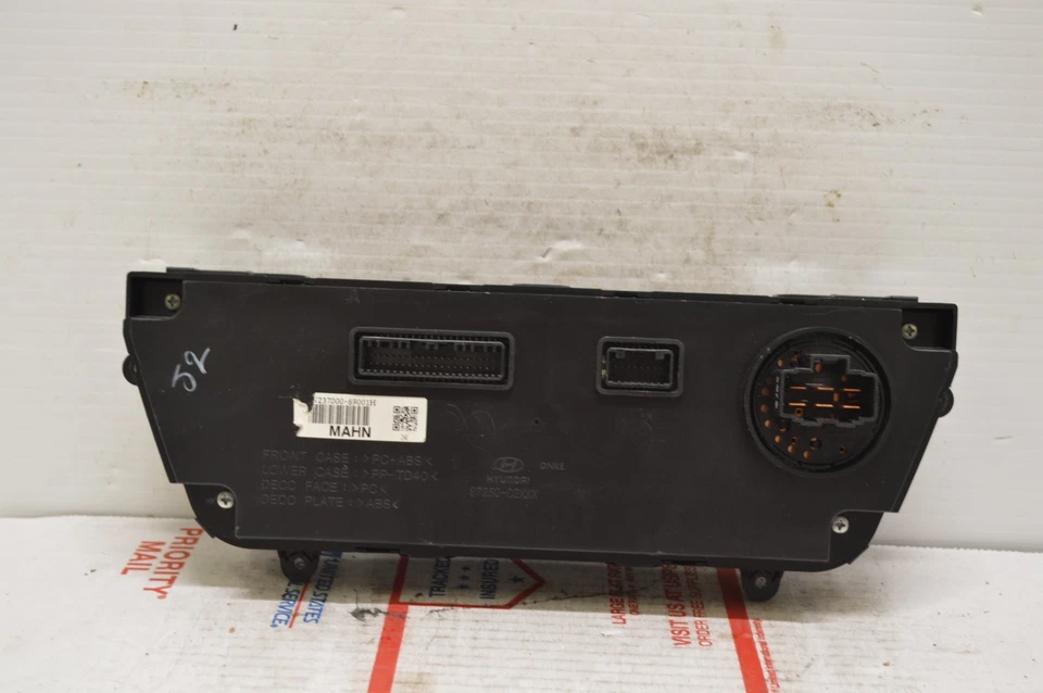 Unidad de control de clima 15 17 Hyundai Sonata calefacción temperatura aire acondicionado climatización CI71#001 Foto 2 de 4