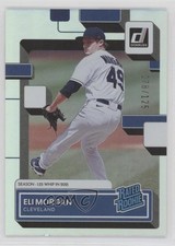 2022 Panini Donruss Rated Rookie Season Stat Line 78/125 Eli Morgan #79 0wp8