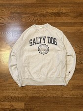 Vintage Salty Dog Cafe Hilton Head Island Champion Reverse Weave Crewneck Medium