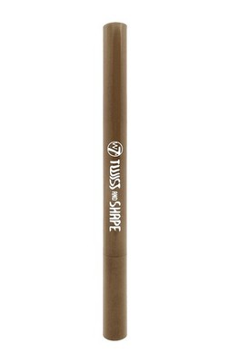 W7 Brow Augenbrauenstift abgewinkelt Twist & Shape, Spoolie Kamm Pinsel blond versiegelt