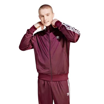 ジャケット・アウター adidas W CLASSIC TRACKTOP CRSKY/MAROON Men's Adidas Originals Maroon Adicolor Classics Firebird Track Top