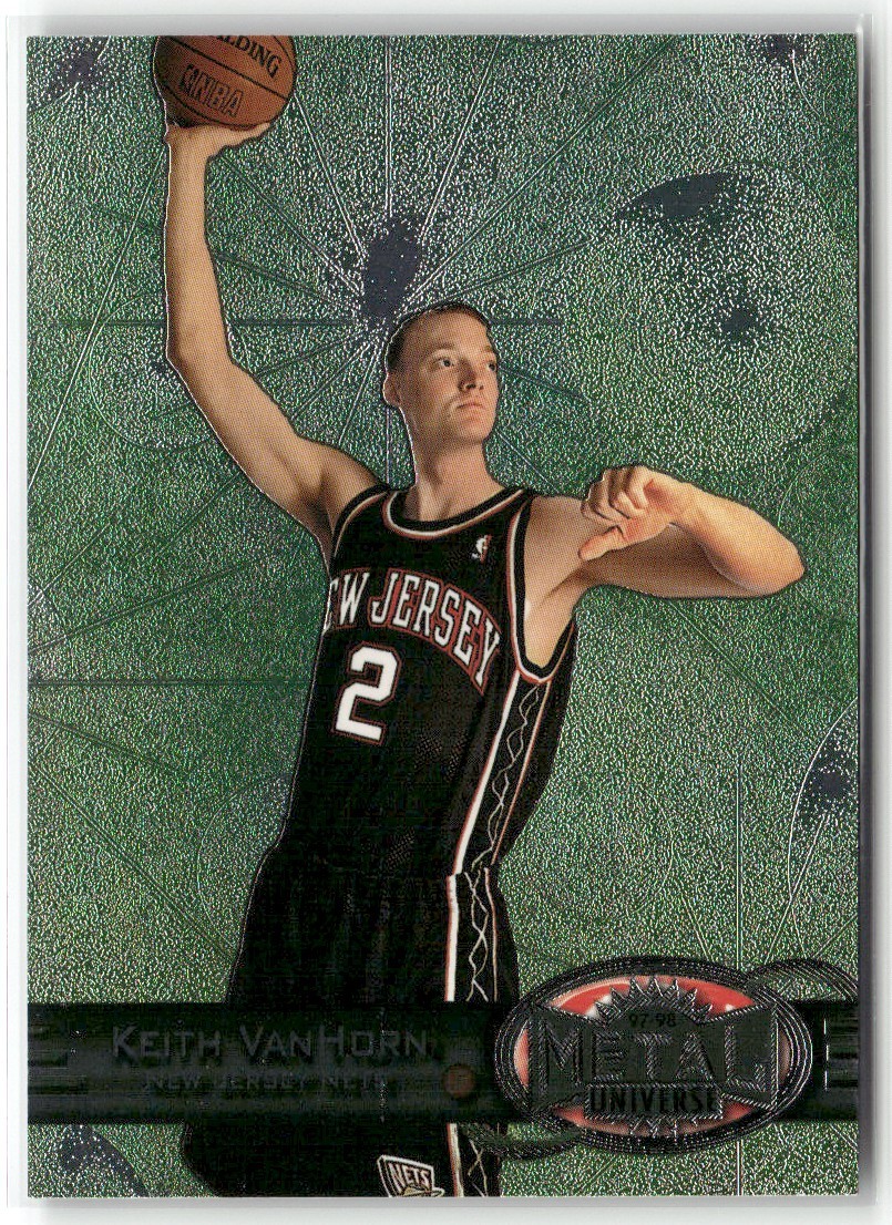 1997-98 SKYBOX METAL UNIVERSE KEITH VAN HORN NEW JERSEY NETS #80
