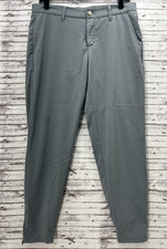 Primo Joggers Men's 32 Short Gray Golf Performance Tapered Pants Zip Ankle