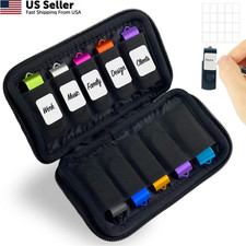 JBOS 10 Slots Neoprene USB Flash Drive Case with 20 10 Slots, Black-10Slots