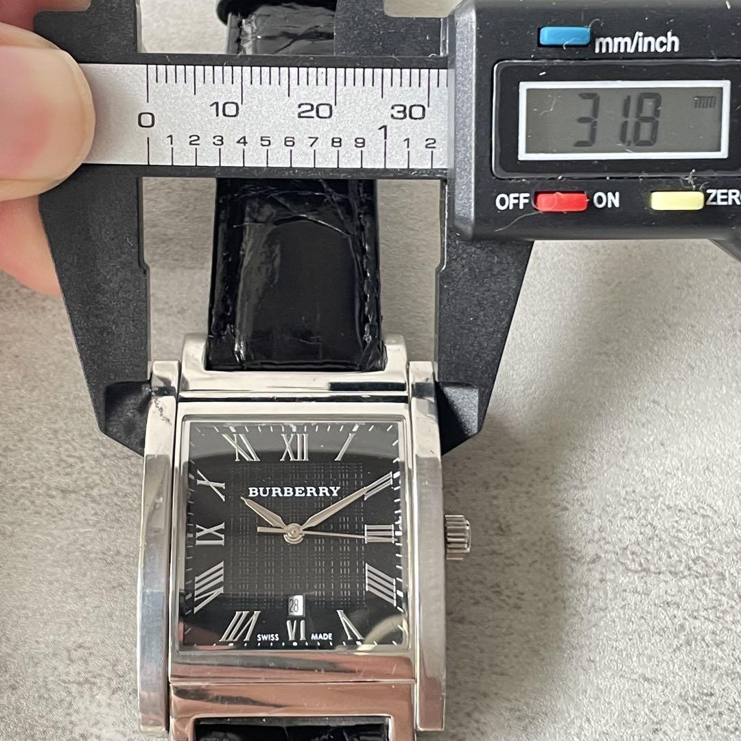 BURBERRY Square Date Men's Watch | eBay
