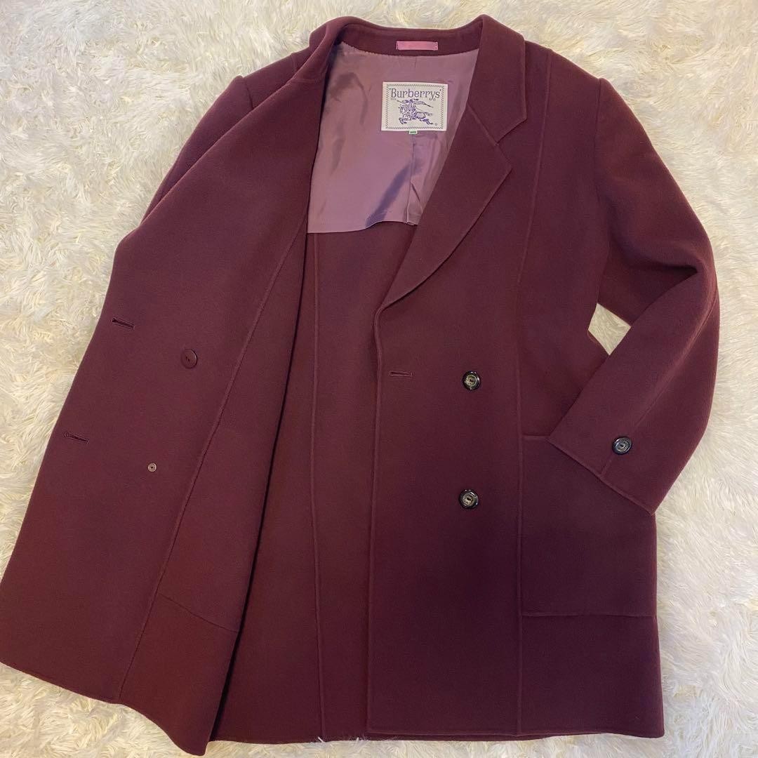 Luxury Burberry Chester Coat with Cashmere Feel and Gold Buttons