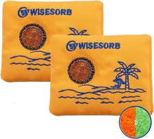 100gx2pcs Rechargeable Desiccant Packs for Storage, Color Indicating Silica Gel