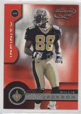 2001 Quantum Leaf Infinity Red /100 Willie Jackson #119