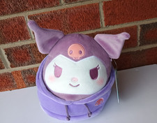 Squishmallows Kuromi Plush Purple Hoodie Hello Kitty and Friends 8  New