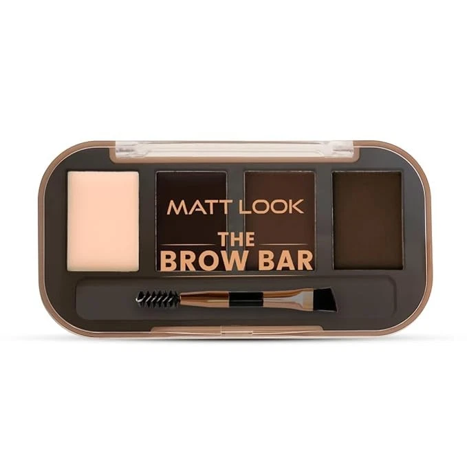 MATT LOOK Eyebrow Palette With Wax Cream |Travel-Friendly Eyebrow Palette With B - Image 2 of 4