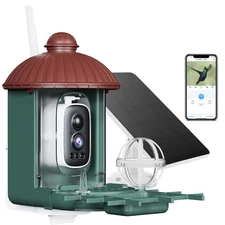 XVIM Smart Bird Feeder with Camera Solar Power Camera Bird Watching 2.4G 5G WiFi