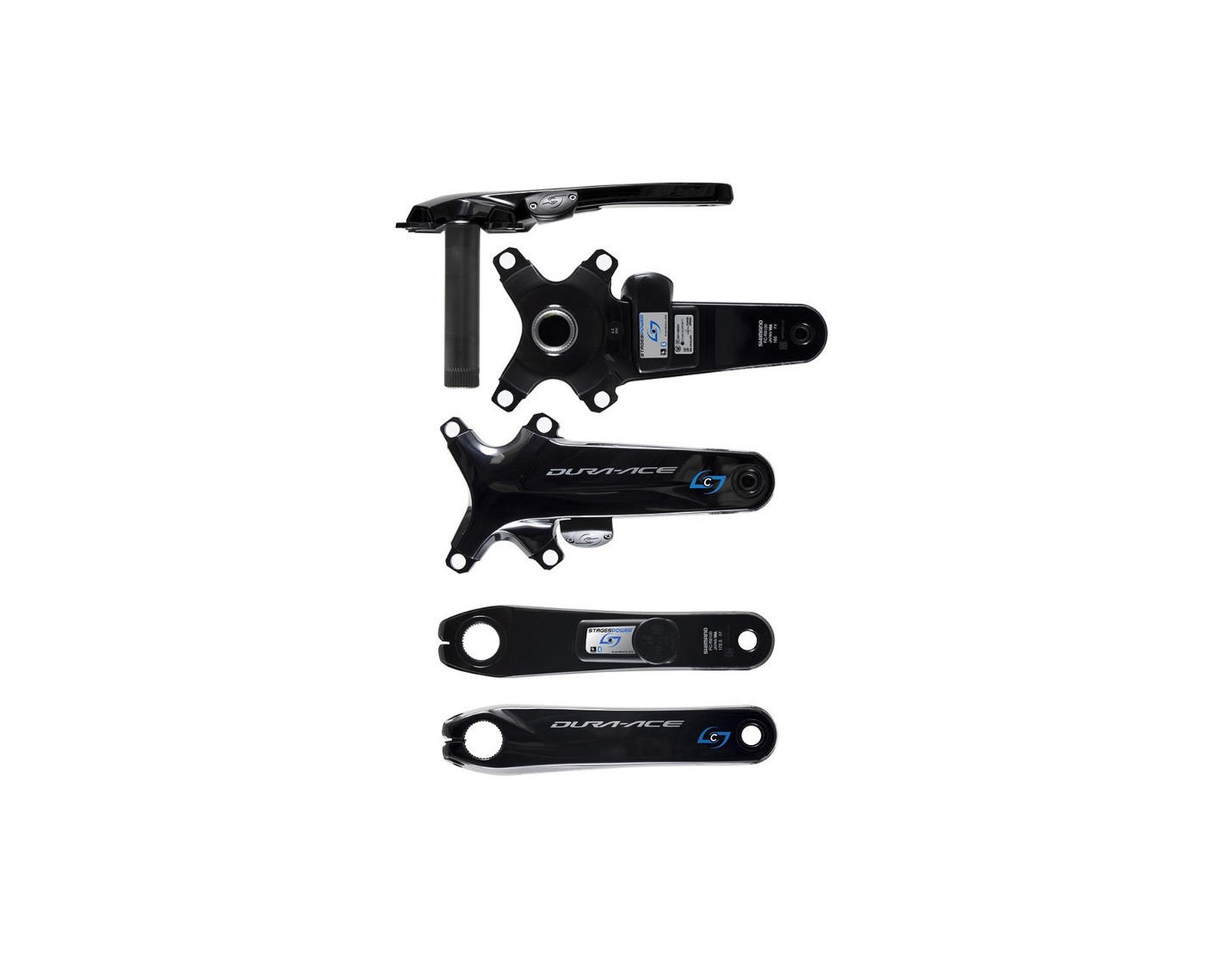 Ступени Gen 3 Power LR Shimano Dura-Ace R9100 Шатунный вал 172,5 мм 53/39