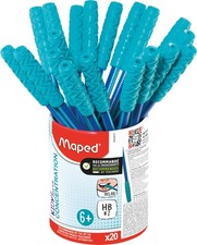 Maped - Kidy Learn Concentration- 20 Ergonomic Graphite Pencils with Relaxing Ch