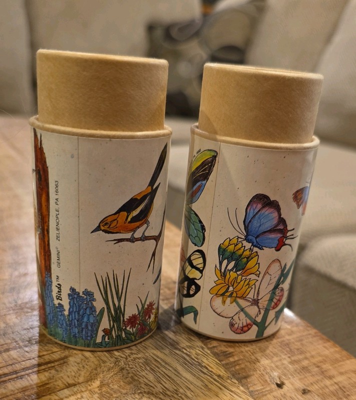 Gemini Birds and Butterflies Kaleidoscope  3.9"