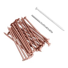 Copper Nails to Trees 3.5 Inch Pure Copper Nails Bulk for Trees 25Piece L5M1
