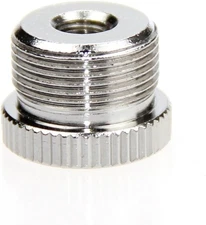 CAMVATE 5/8-Inch Male to 1/4-Inch Female Mic Screw Adapter For silver 
