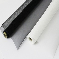 Windhager Fliegengitter Gewebe Fiberglas 100x120 cm Ersatznetz Fenster/Tür