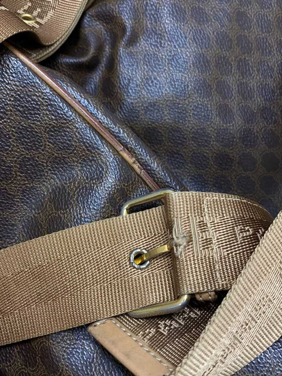 CELINE Macadam patterned leather backpack with sc… - image 9