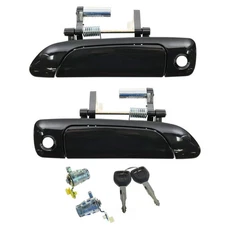 Exterior Door Handle Set-4 Piece TRQ DHA35090 fits 2001 Honda Civic