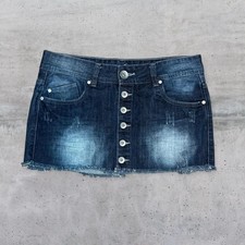 Cute Y2K Denim Button Fly Guess Jeans Skirt