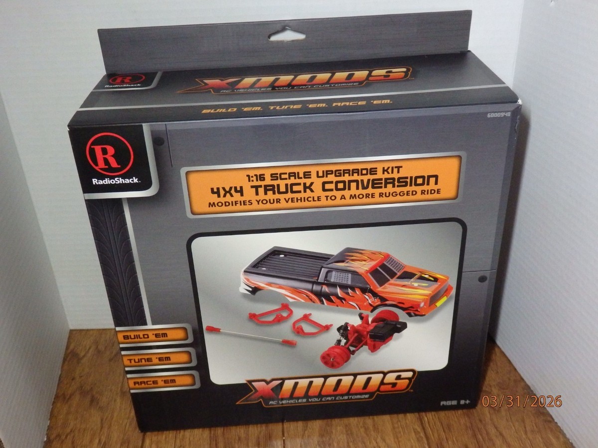 Radio Shack XMods 4X4 Truck Conversion Kit R/C Radio Control Car
