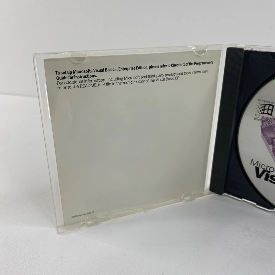 Microsoft Visual Basic Enterprise Edition 4.0 With Key Windows 95 - Image 4 of 4